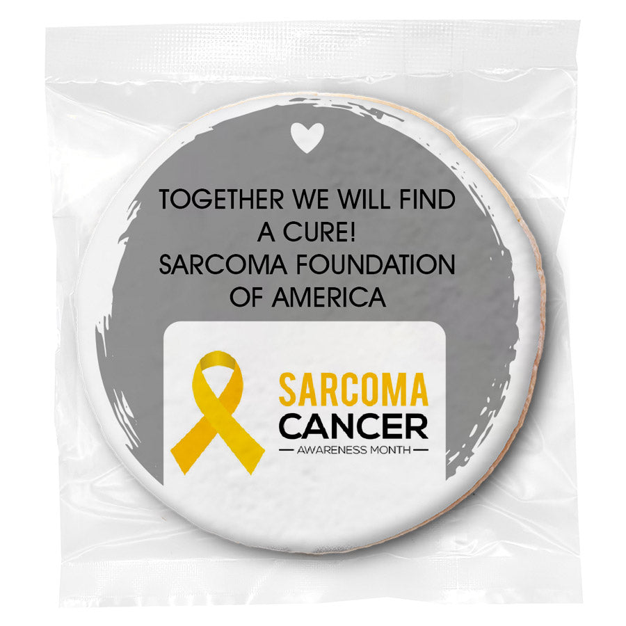 Awareness Logo Upload and message - Personalized Direct Print On Round Sugar Cookie