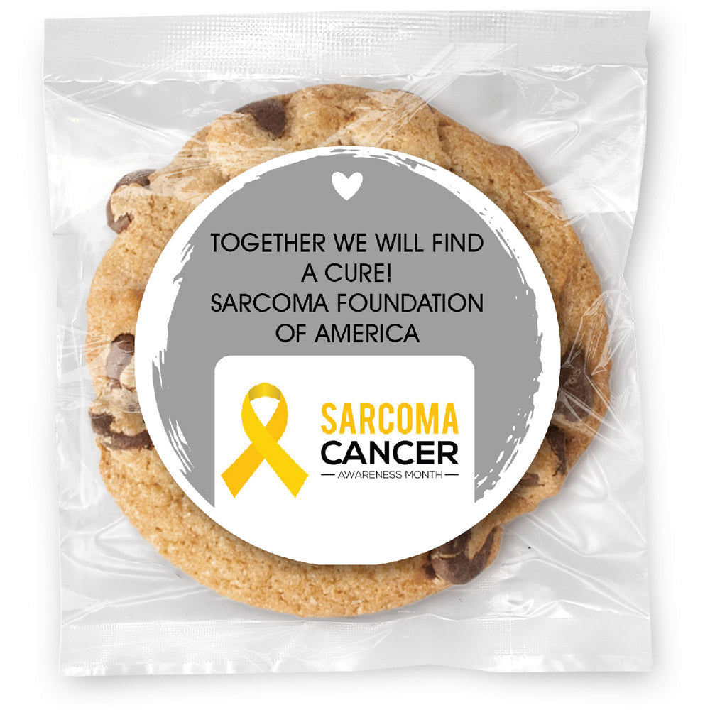 Awareness Logo Upload and message - Gourmet Chocolate Chip Or Variety Pack W/ Full Color Personalized Sticker