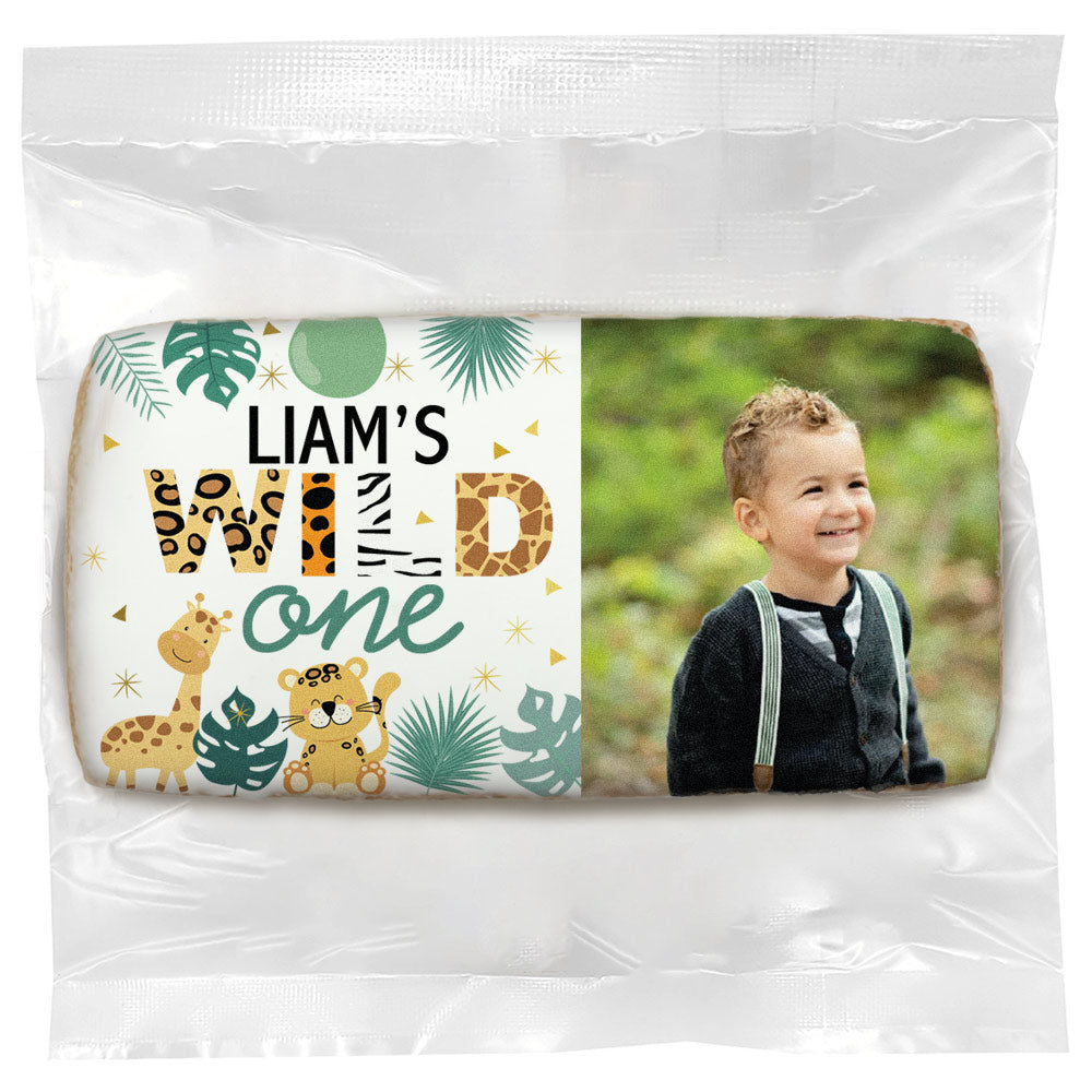 Wild One Photo - Personalized Direct Print on Rectangle Sugar Cookies