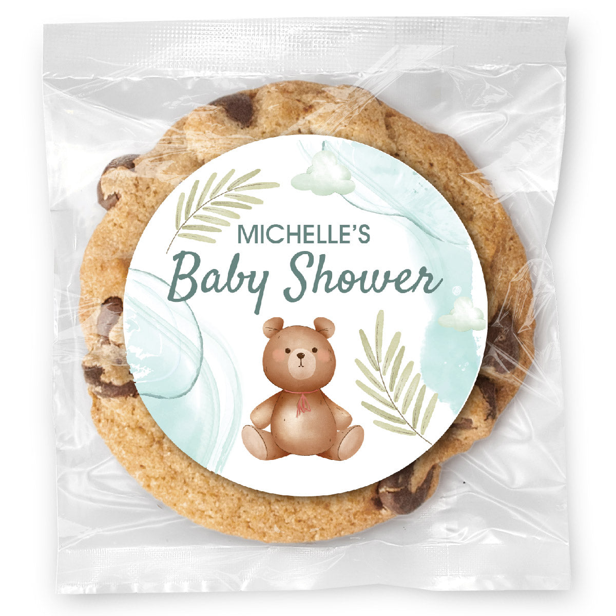 Teddy Bear Dreams - Gourmet Chocolate Chip Or Variety Pack W/ Full Color Personalized Sticker