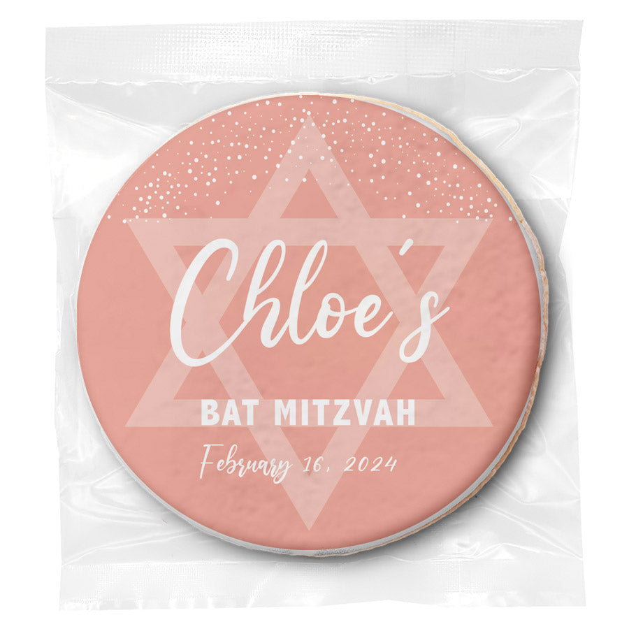 Custom Bat Mitzvah Cookies