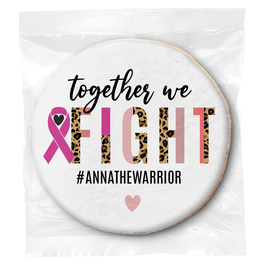 Together We Fight - Personalized Direct Print On Round Sugar Cookie