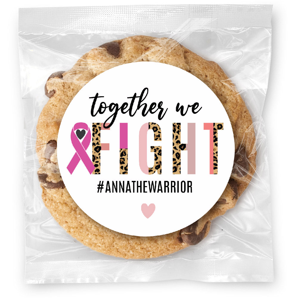 Together We Fight - Gourmet Chocolate Chip Or Variety Pack W/ Full Color Personalized Sticker