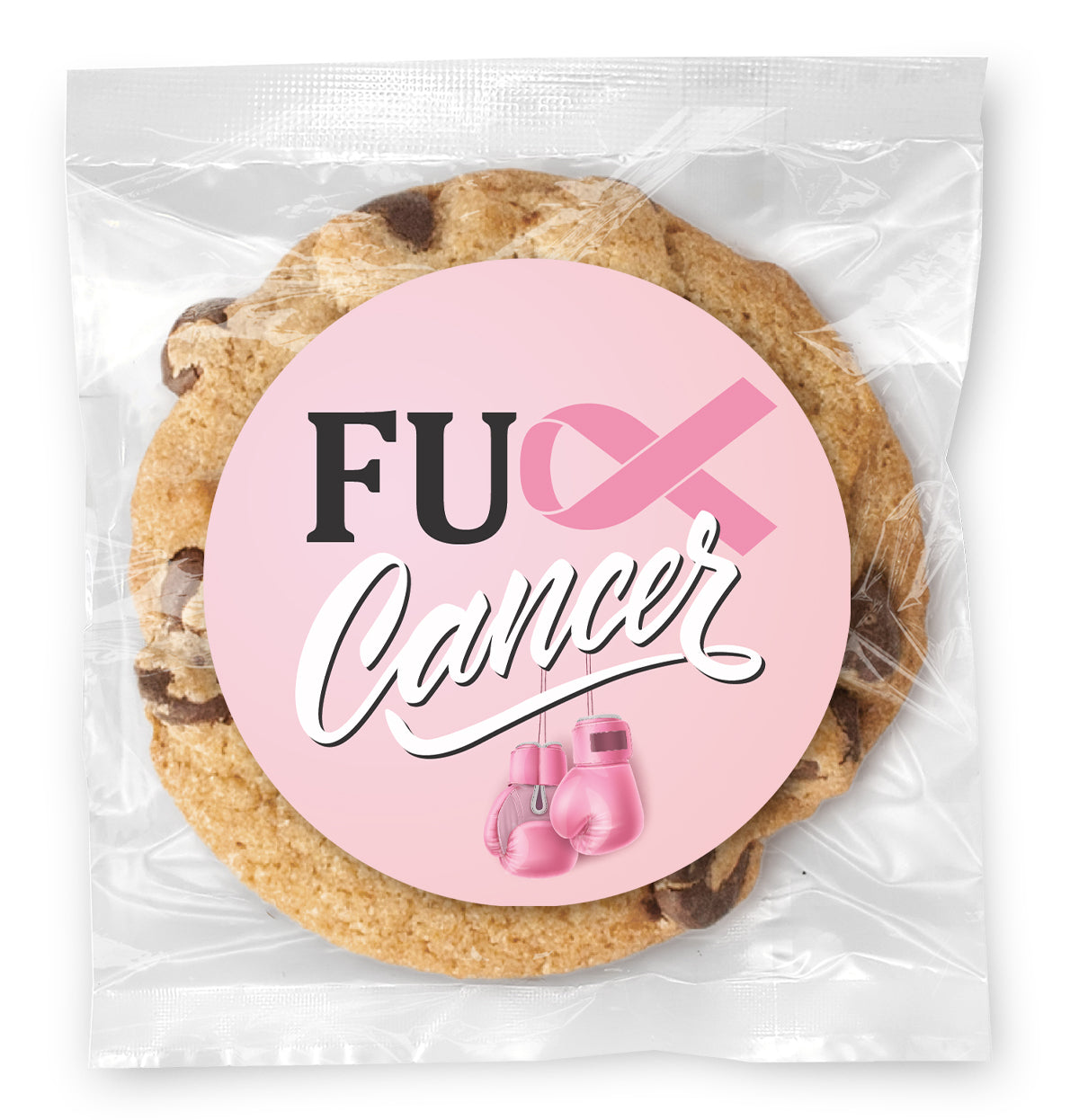 FU Cancer - Gourmet Chocolate Chip Or Variety Pack W/ Full Color Personalized Sticker
