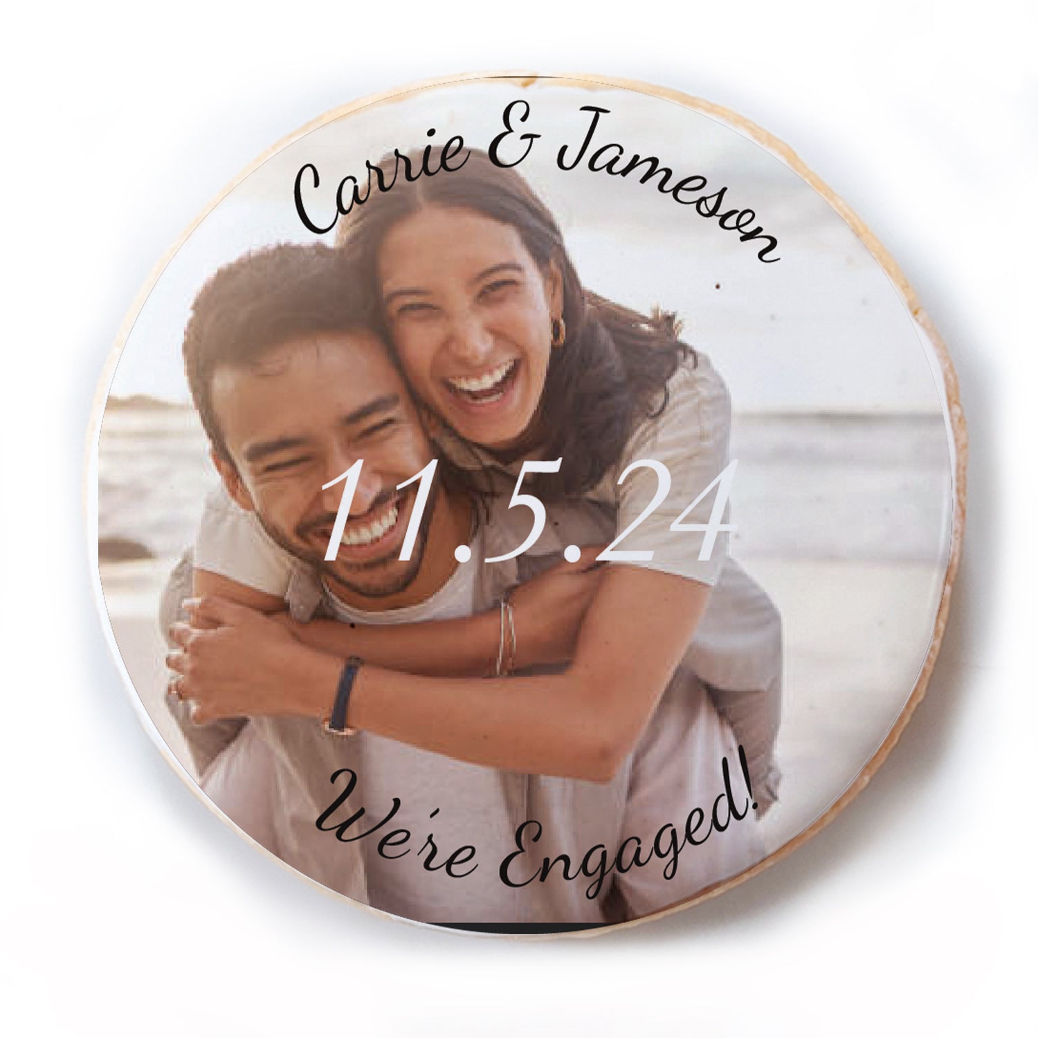 Create your own Photo & Message - Personalized Direct Print On Round Sugar Cookie