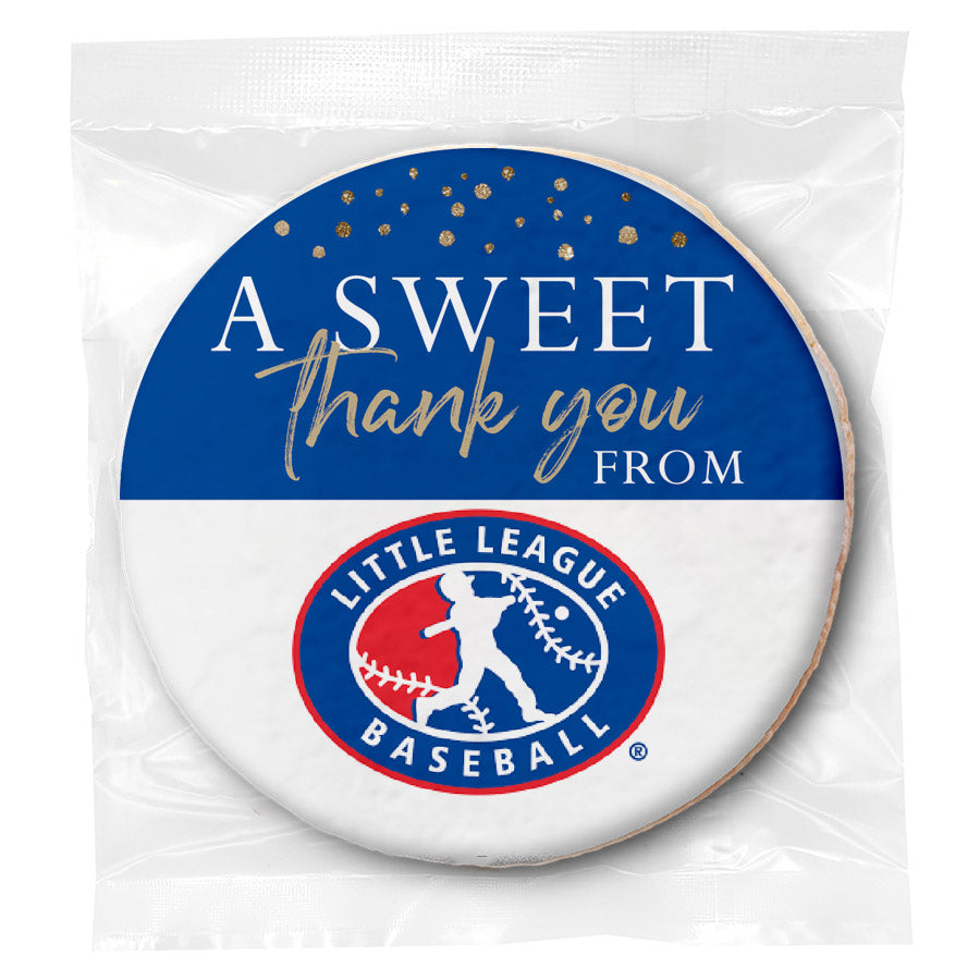 A Sweet Thank You from Logo Upload (Any color) - Personalized Direct Print On Round Sugar Cookie