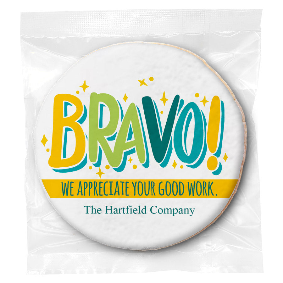 Bravo - Personalized Direct Print On Round Sugar Cookie