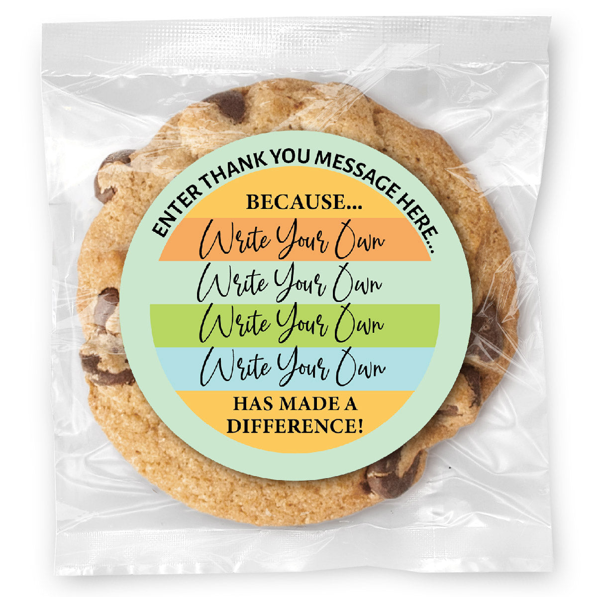 Reasons Why Employee Appreciation - Gourmet Chocolate Chip Or Variety Pack W/ Full Color Personalized Sticker