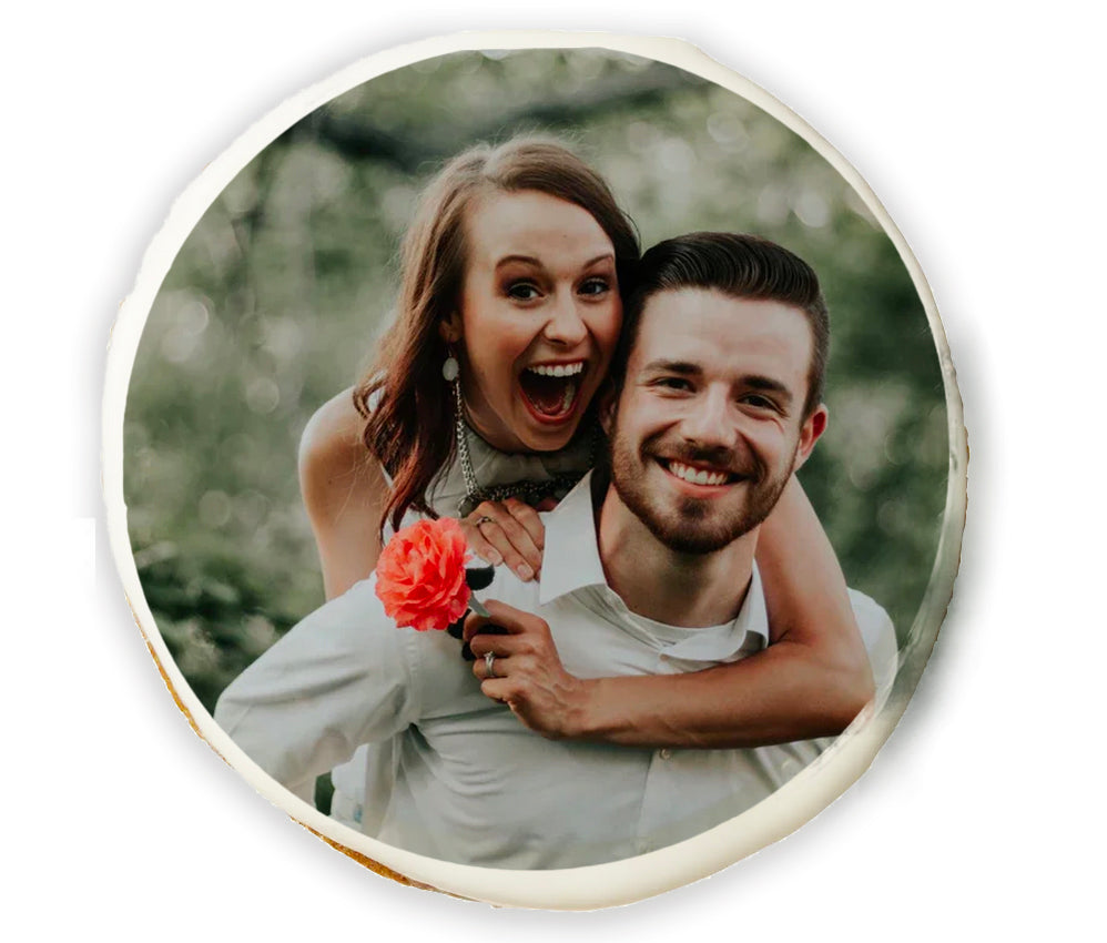 Personalized Custom "Add Your Own Photo” Direct Print on Round Sugar Cookies