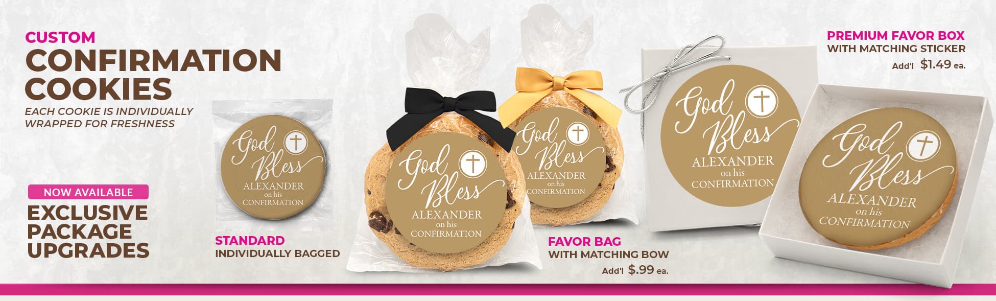 Custom Confirmation Cookies