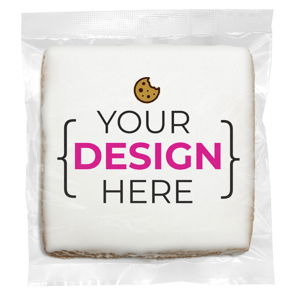 Add Your Own Design - Personalized Direct Print On Square Sugar Cookie