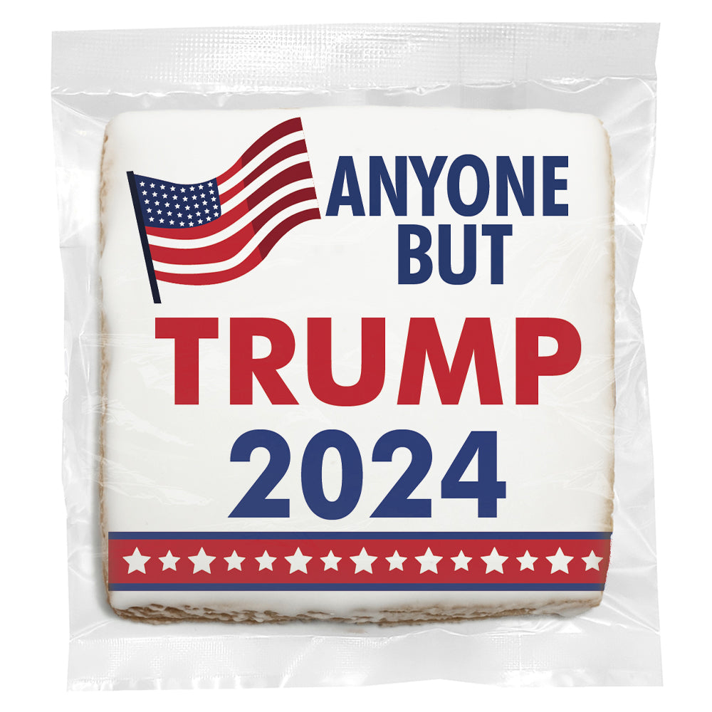Anyone But (Candidate) - Personalized Direct Print On Square Sugar Cookie