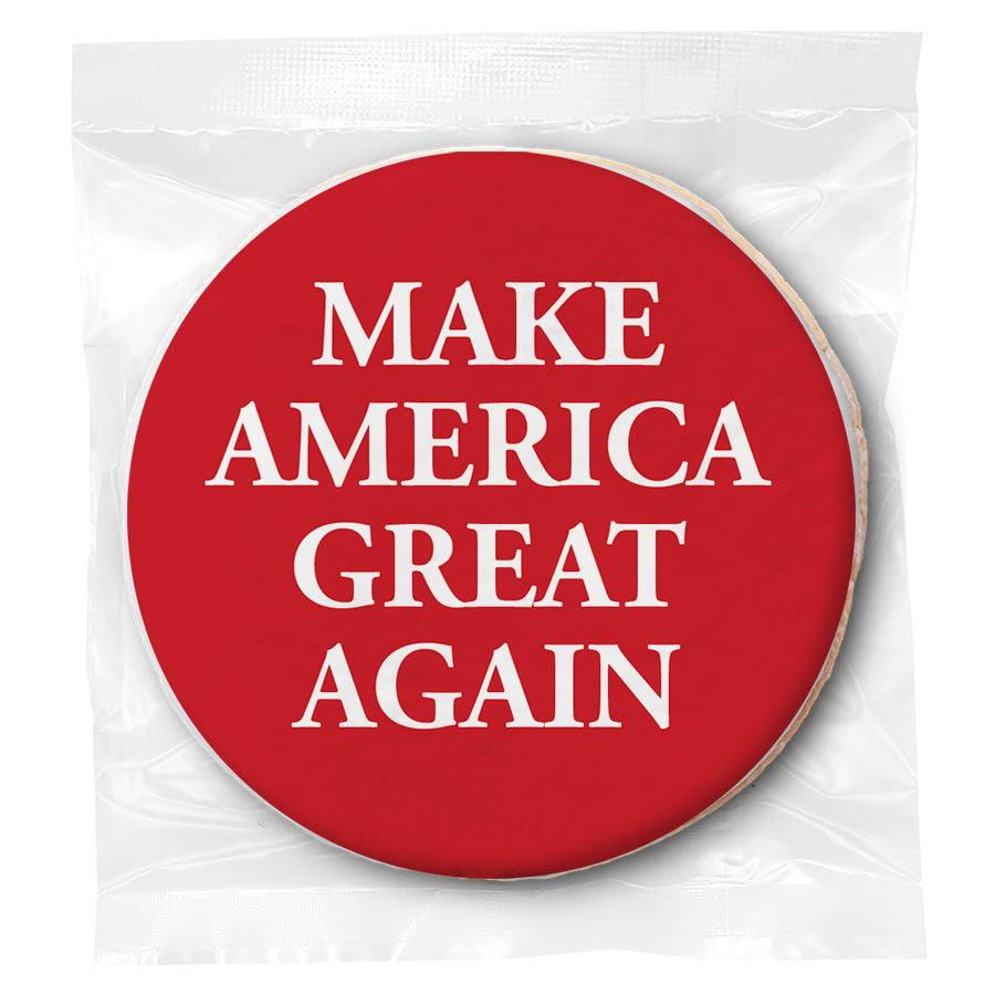 Make America Great Again - Personalized Direct Print On Round Sugar Cookie