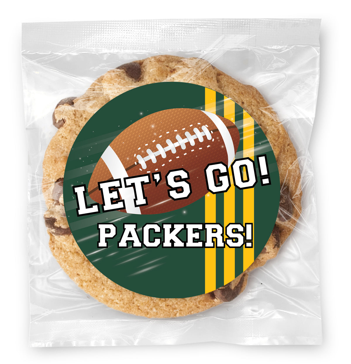 Let's Go Eagles! (Any Team) - Gourmet Chocolate Chip Or Variety Pack W/ Full Color Personalized Sticker
