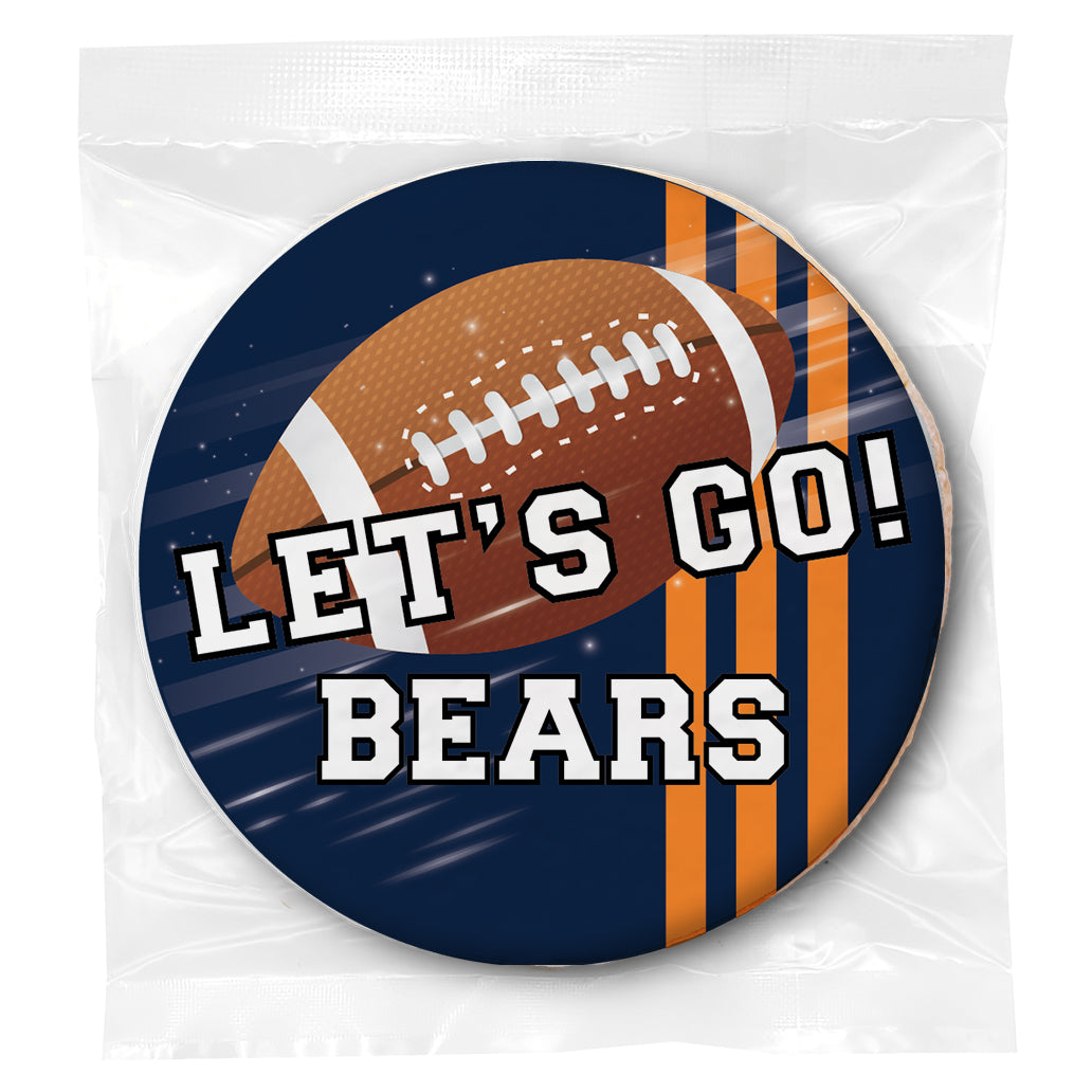 Let's Go! Chiefs (Build your own) - Personalized Direct Print On Round Sugar Cookie