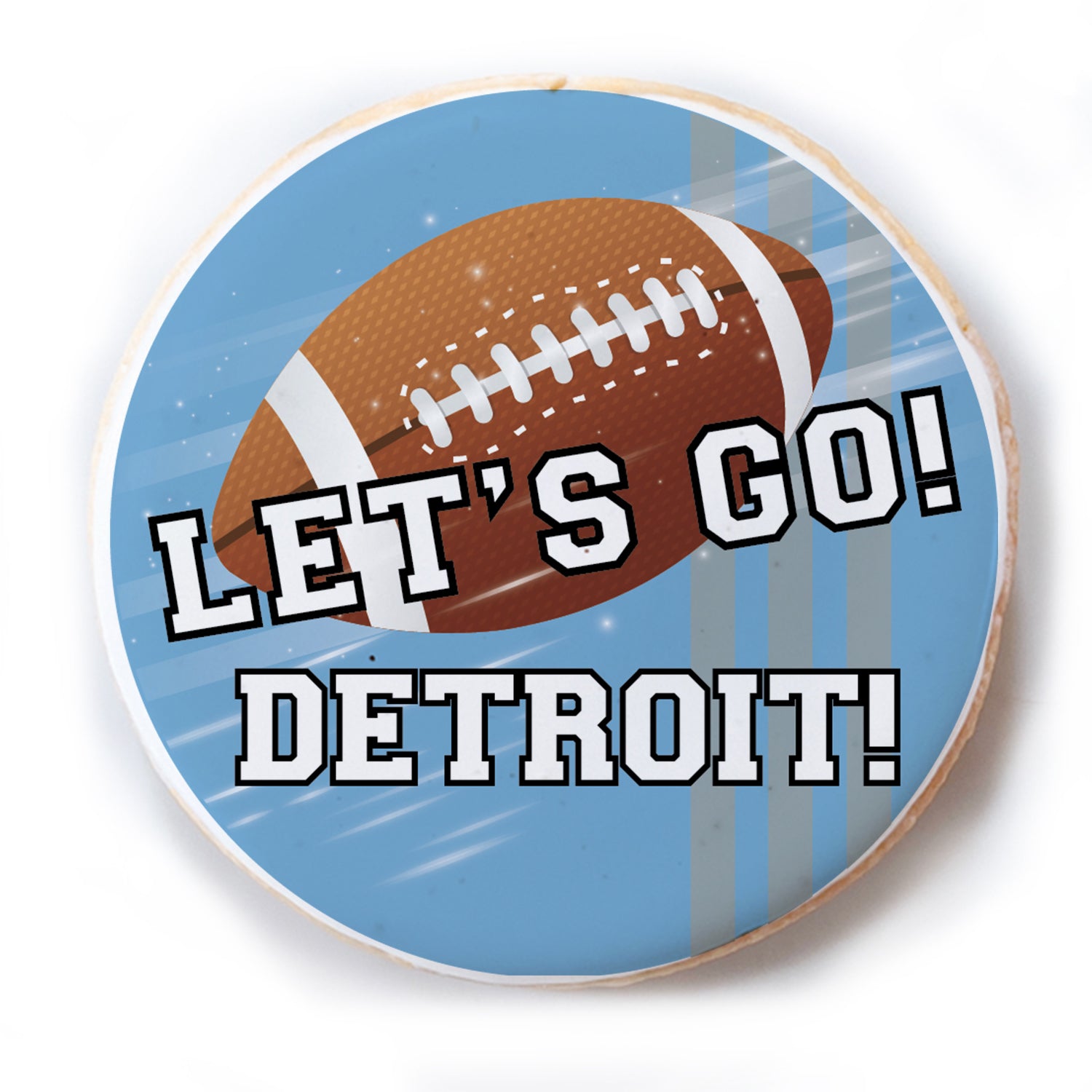 Let's Go! Chiefs (Build your own) - Personalized Direct Print On Round Sugar Cookie