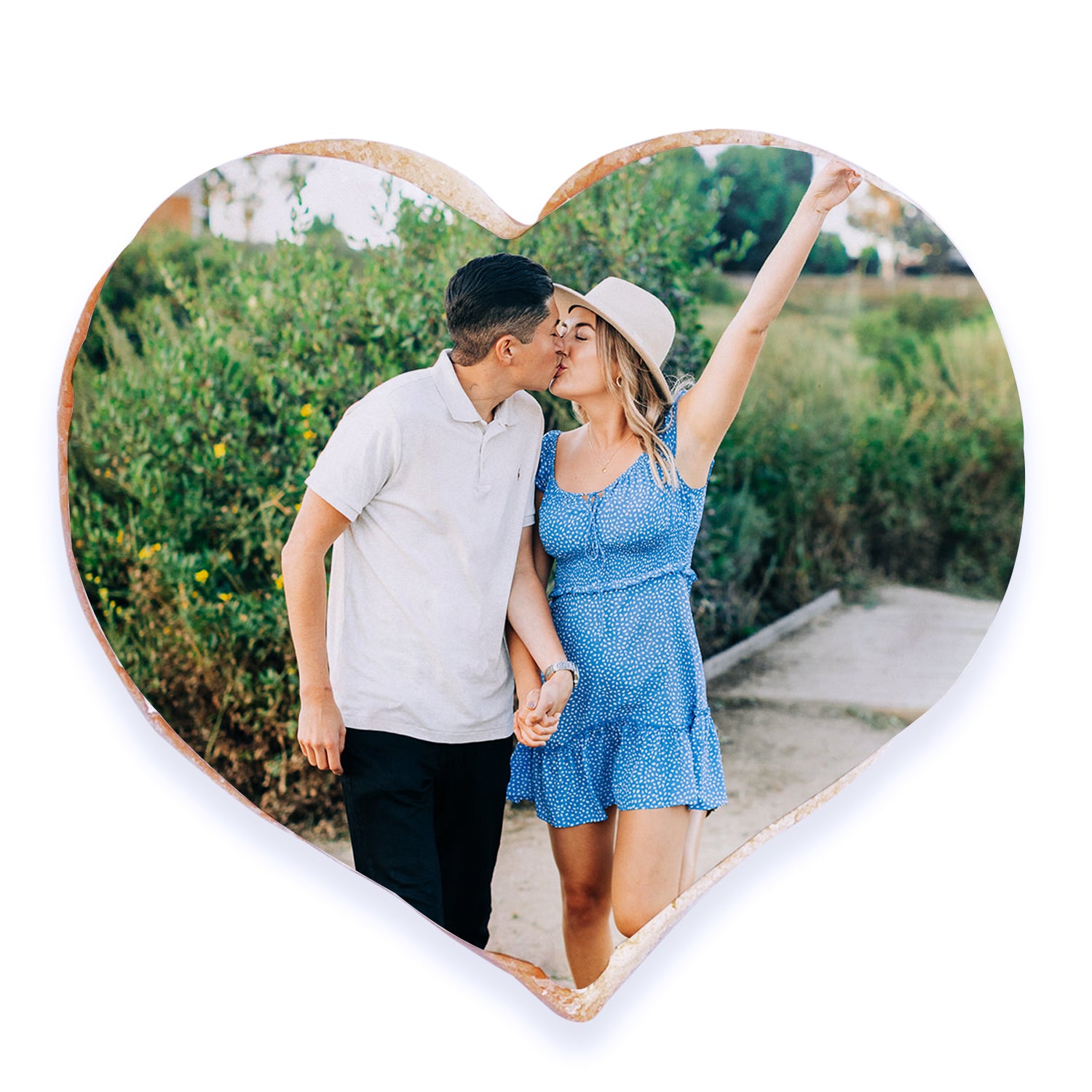 Full Custom Upload Photo - Personalized Direct Print On Heart Sugar Cookie
