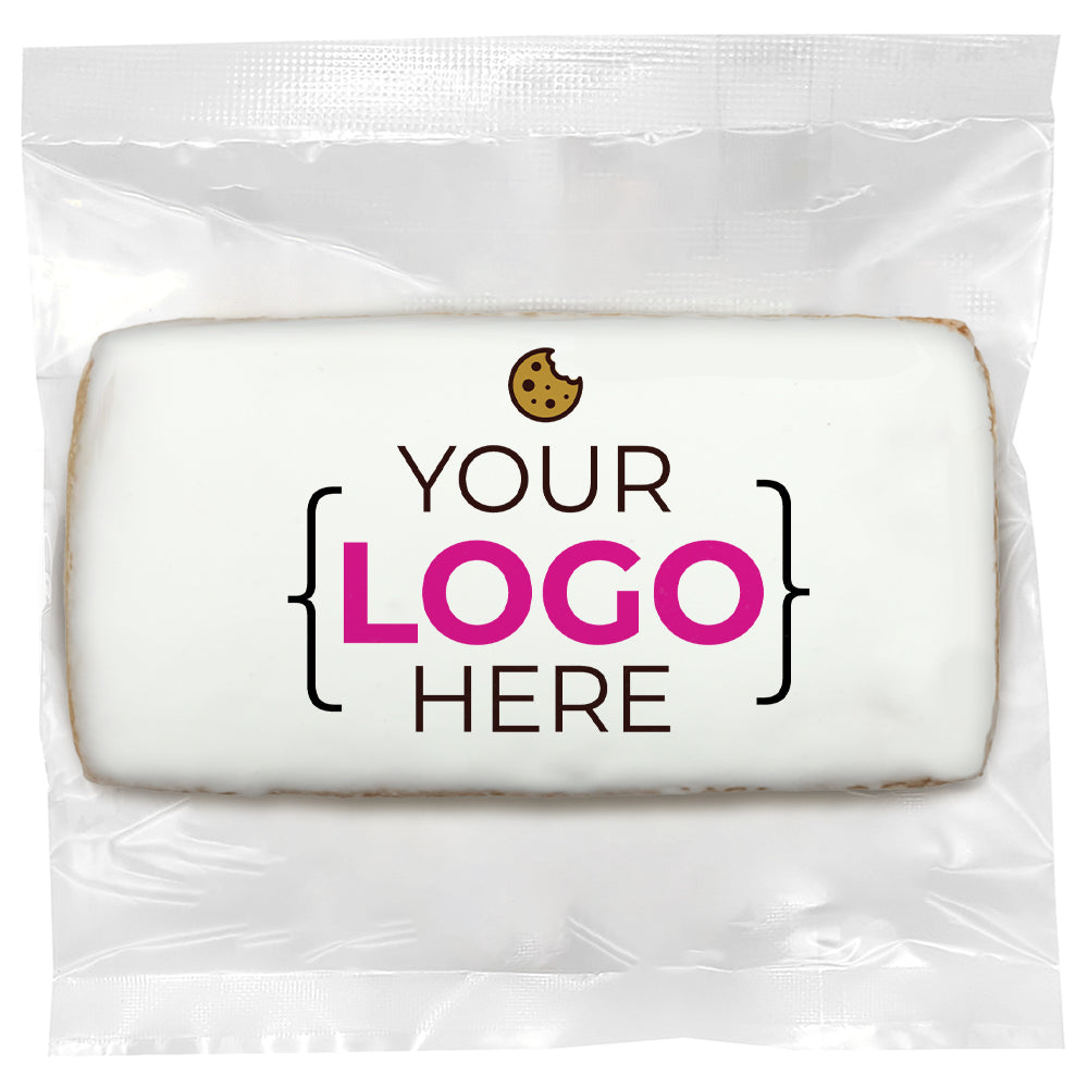 Add Your Own Logo - Personalized Direct Print On Rectangle Sugar Cookie