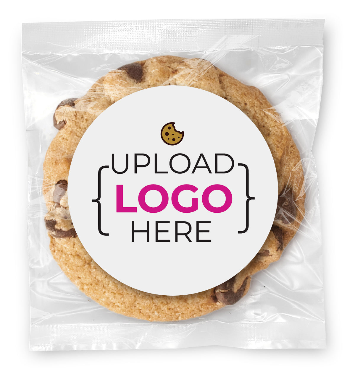 Logo Upload - Gourmet Chocolate Chip Or Variety Pack W/ Full Color Personalized Sticker
