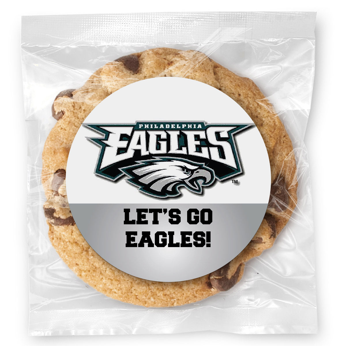 Logo Upload & Message (Eagles) - Gourmet Chocolate Chip Or Variety Pack W/ Full CoLO