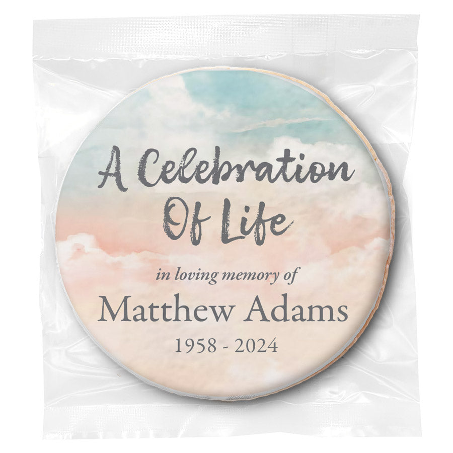 A Celebration of Life - Personalized Direct Print On Round Sugar Cookie