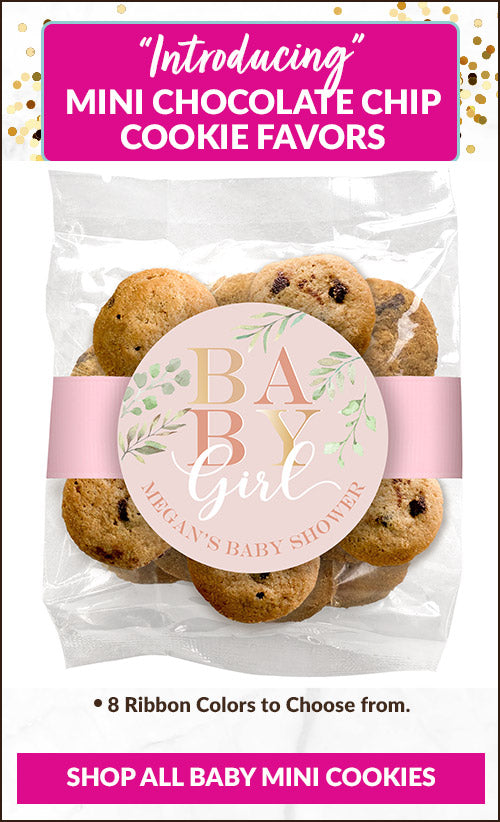 Custom Girl Baby Shower Cookies