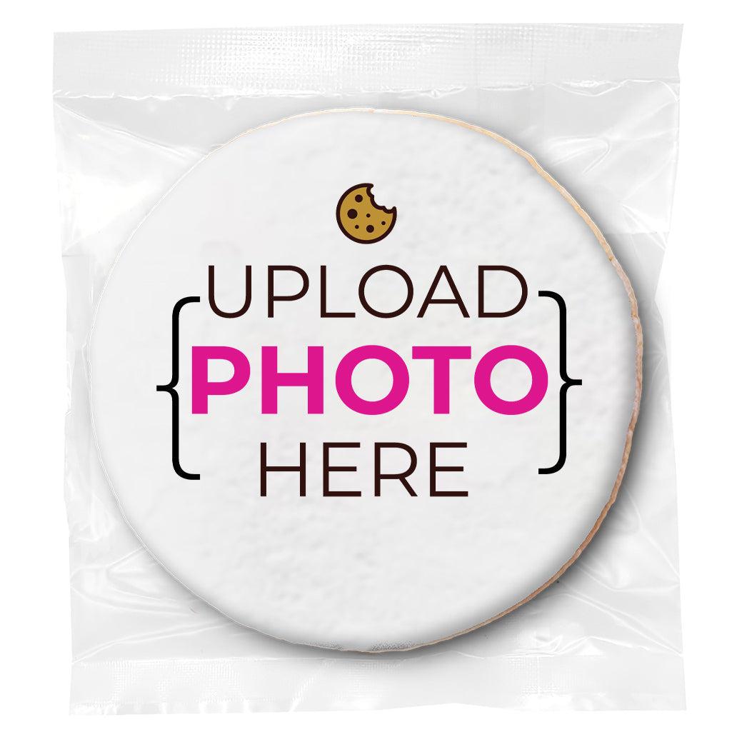 Personalized Custom "Add Your Own Photo” Direct Print on Round Sugar Cookies