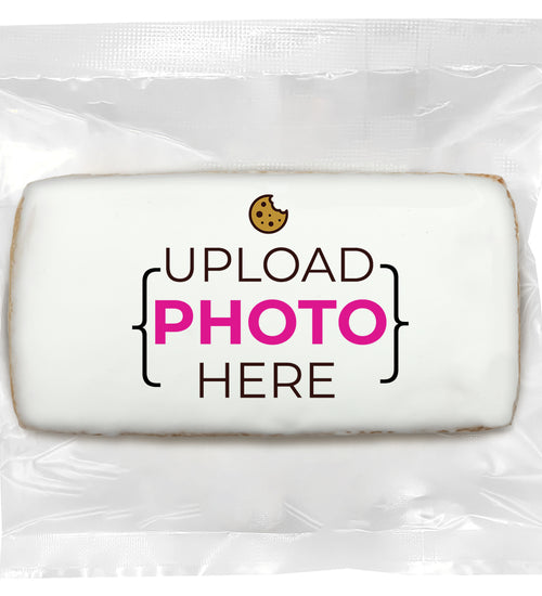 Add Your Own Photo - Personalized Direct Print On Rectangle Sugar Cookie