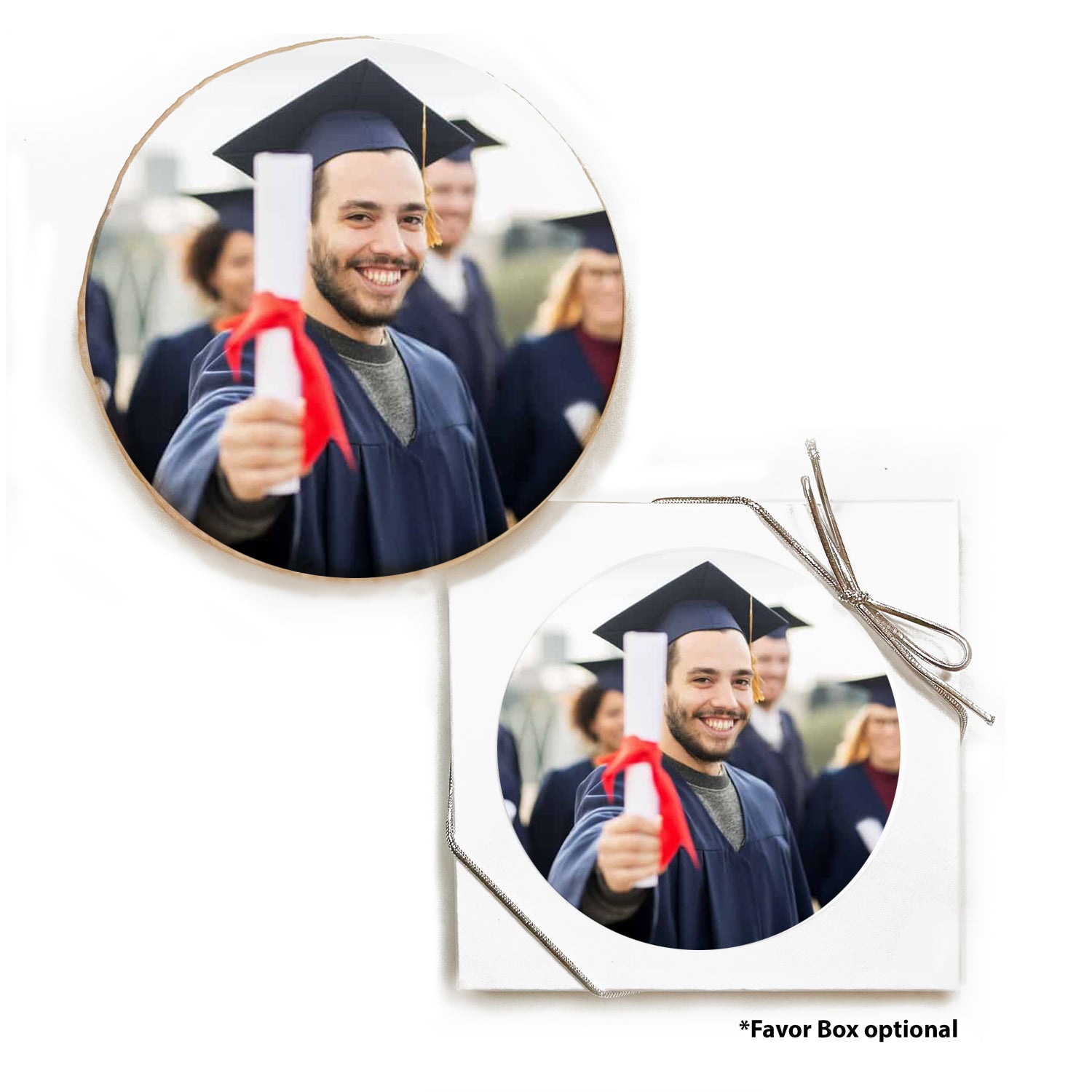Personalized Custom "Add Your Own Photo” Direct Print on Round Sugar Cookies
