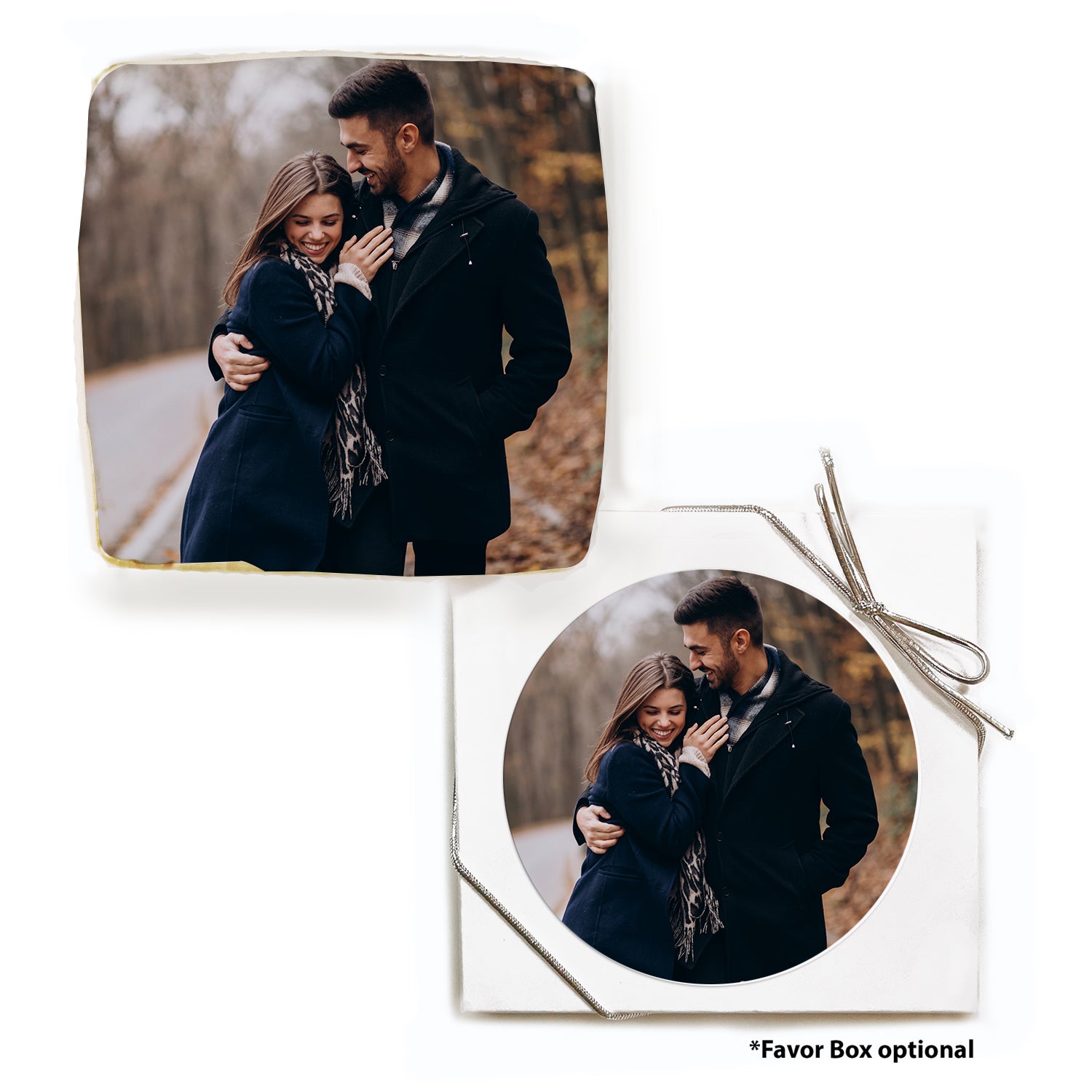 Add Your Own Photo - Personalized Direct Print On Square Sugar Cookie