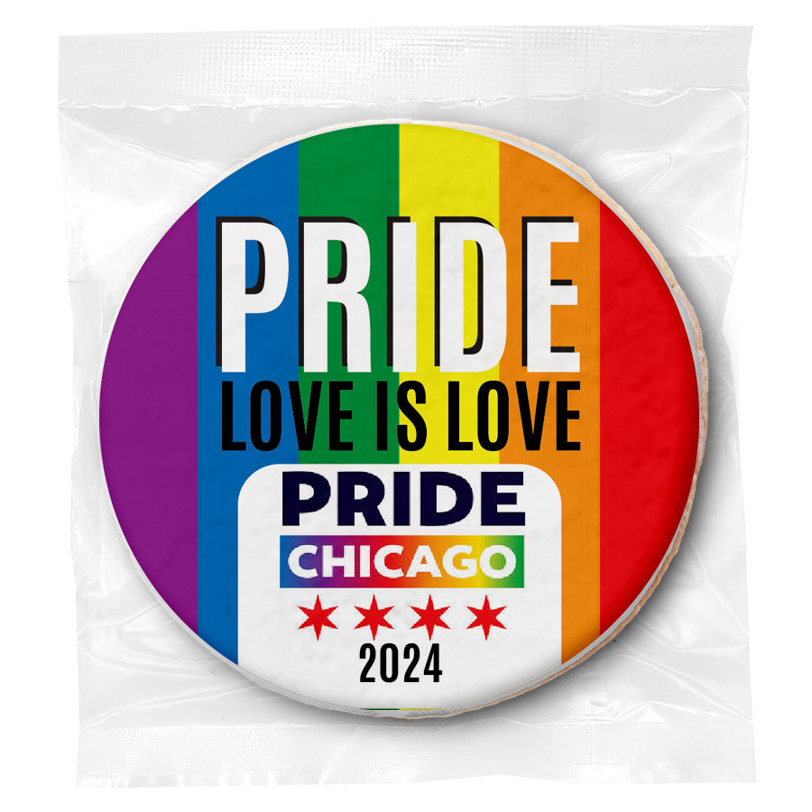 Pride Love is Love - Personalized Direct Print On Round Sugar Cookie