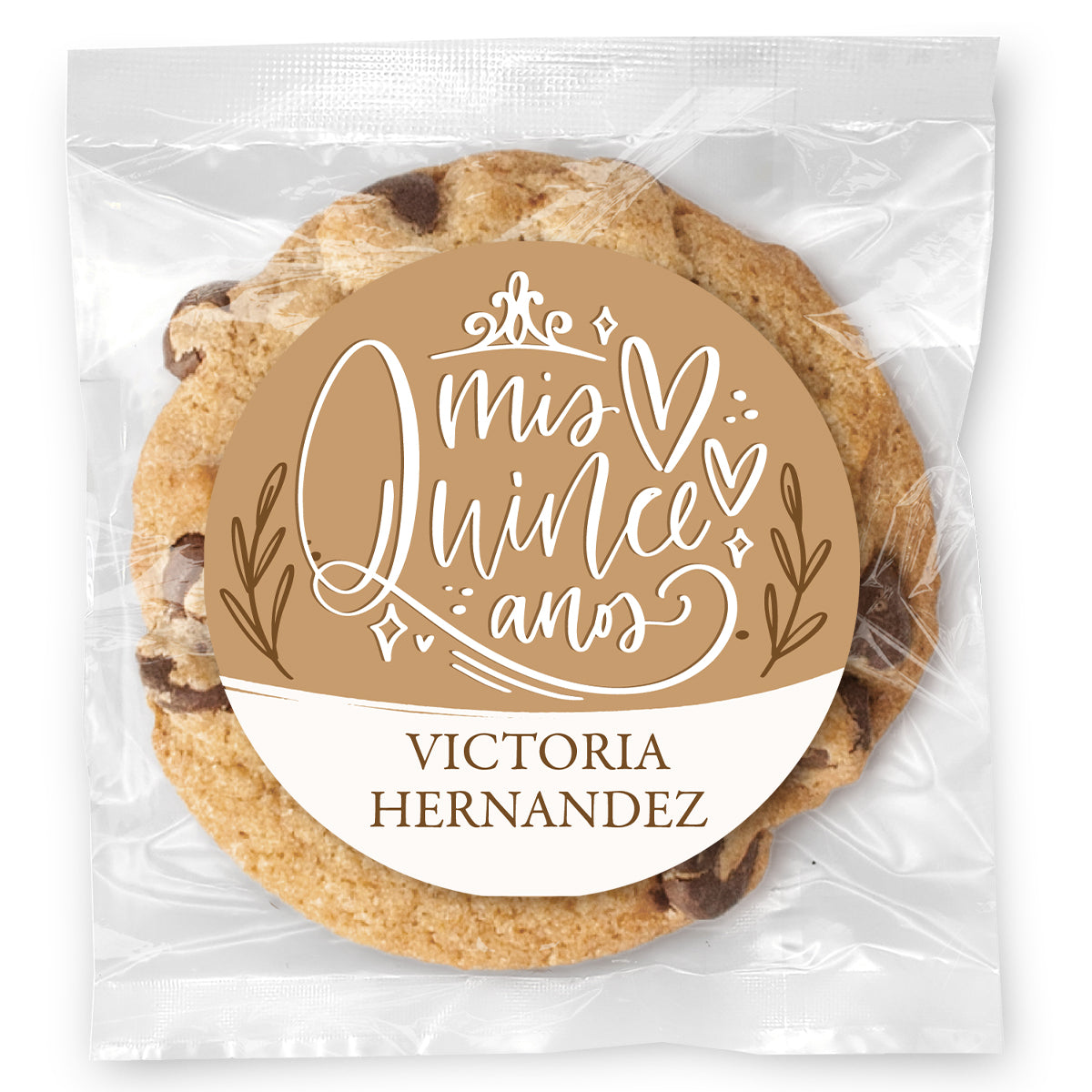 Miss Quince Gold - Gourmet Chocolate Chip Or Variety Pack W/ Full Color Personalized Sticker