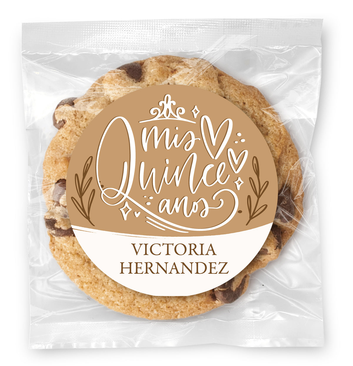 Miss Quince Gold - Gourmet Chocolate Chip Or Variety Pack W/ Full Color Personalized Sticker