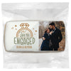 We're Engaged Ring Bling Photo - Personalized Direct Print on Rectangle Sugar Cookies
