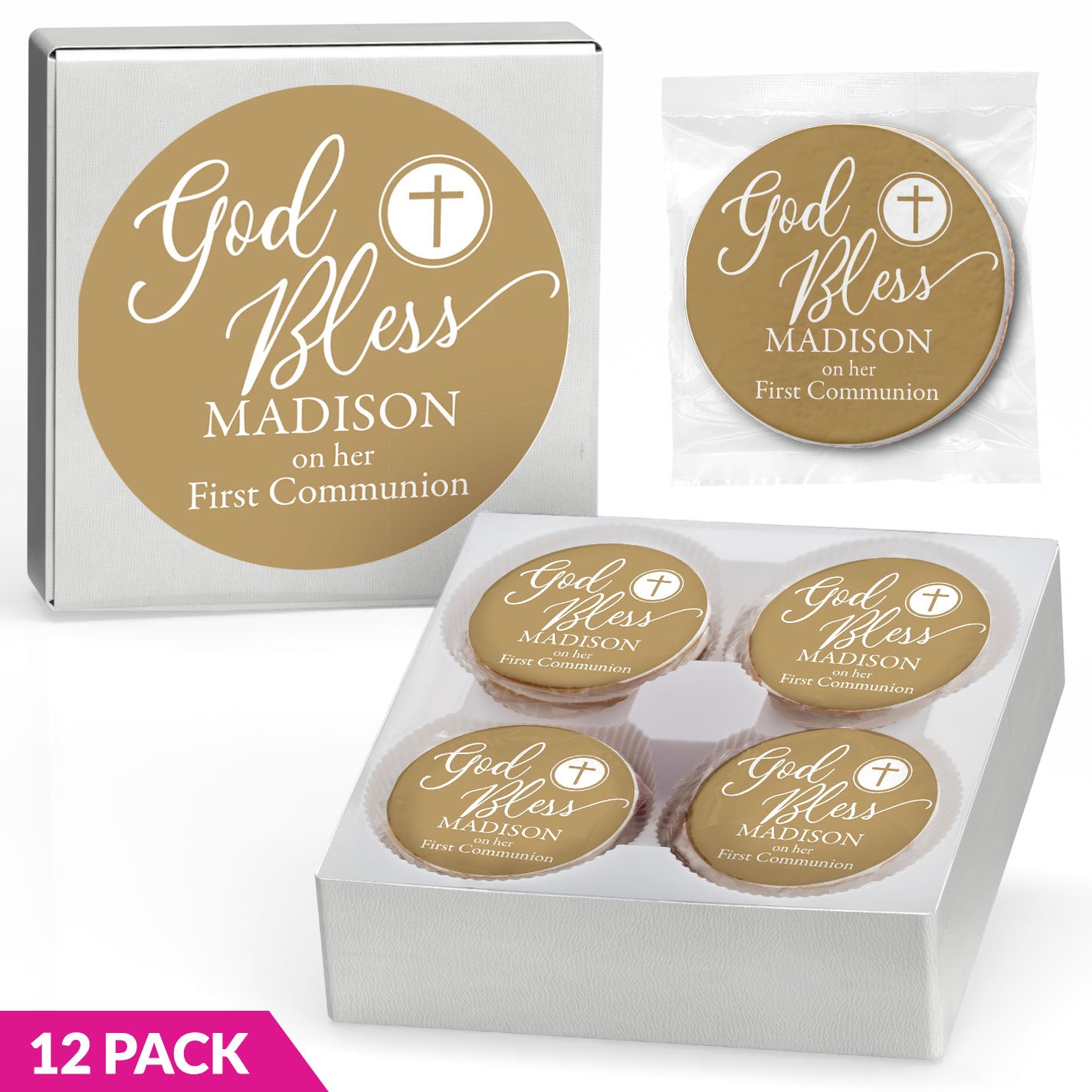 God Bless First Communion - Sugar Cookie Gift Set