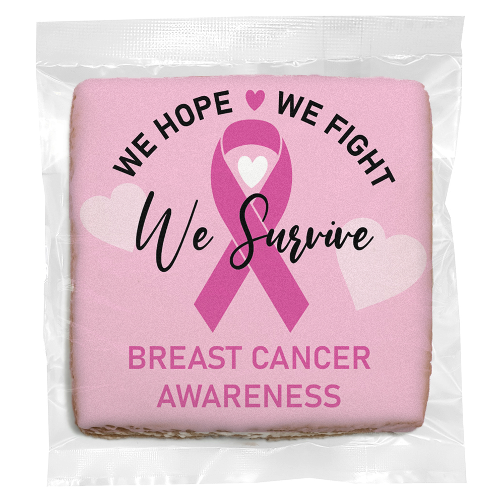 We Hope We Fight - Personalized Direct Print On Square Sugar Cookie