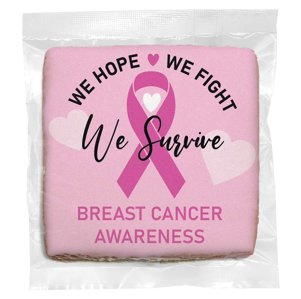 We Hope We Fight - Personalized Direct Print On Square Sugar Cookie