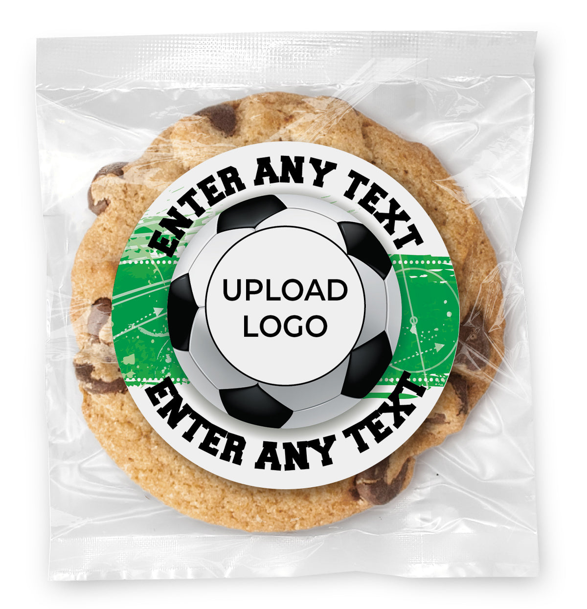 WYO SOCCER & # - Gourmet Chocolate Chip Or Variety Pack W/ Full Color Personalized Sticker