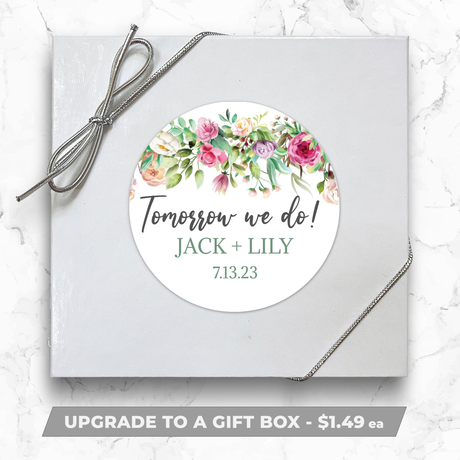 Tomorrow We Do - Personalized Direct Print on Square Sugar Cookies