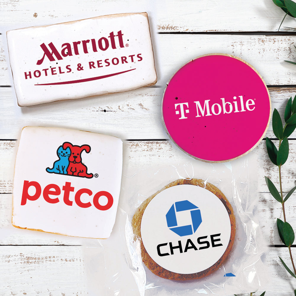 Add Your Own Logo - Personalized Direct Print On Square Sugar Cookie