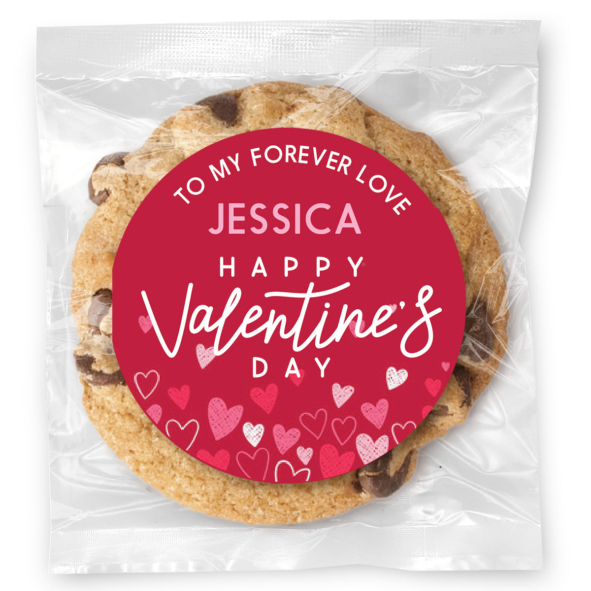 To my forever Love - Gourmet Chocolate Chip Or Variety Pack W/ Full Color Personalized Sticker