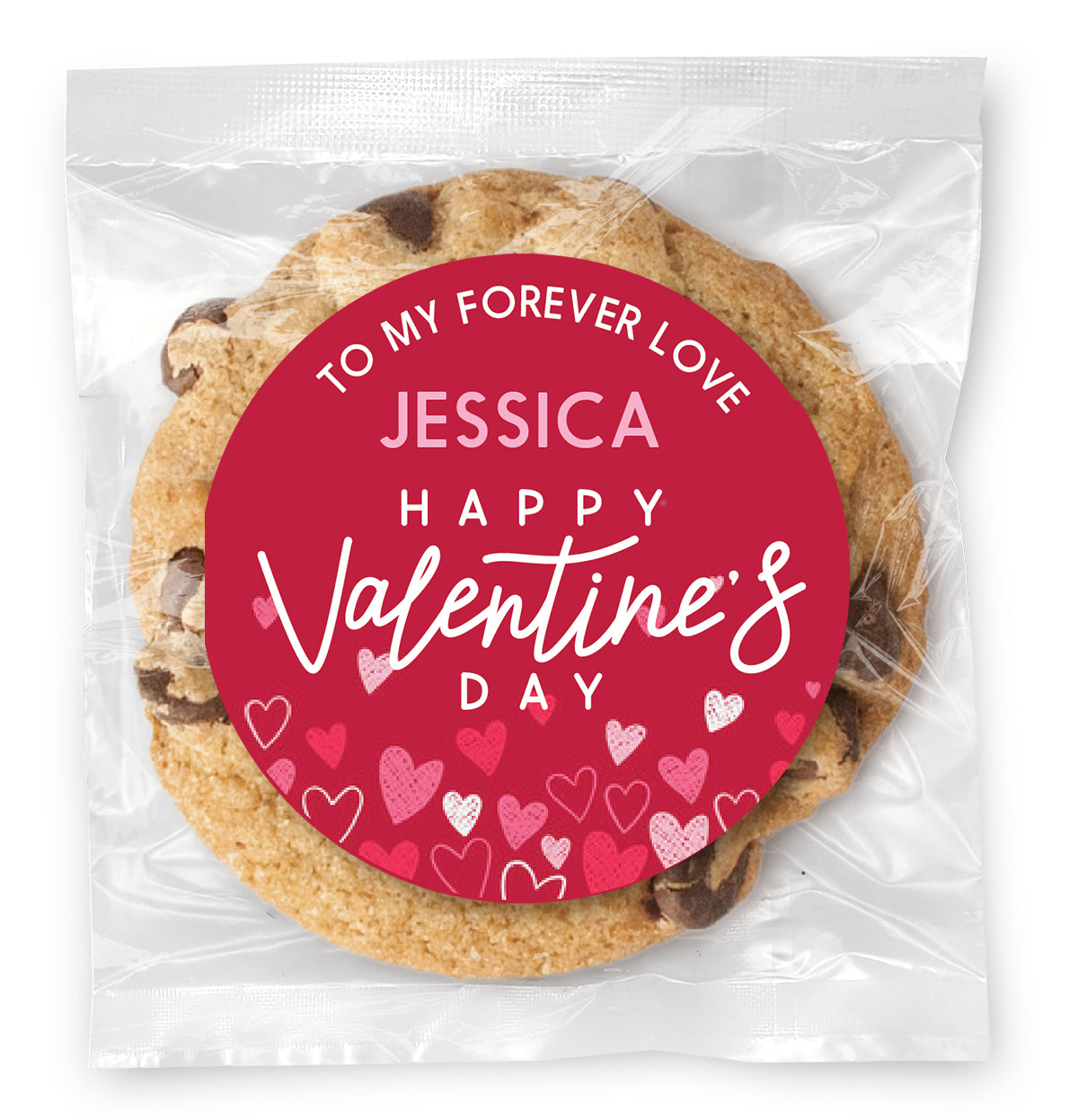 To my forever Love - Gourmet Chocolate Chip Or Variety Pack W/ Full Color Personalized Sticker
