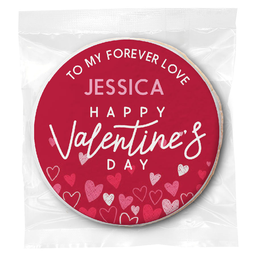 To my forever Love - Personalized Direct Print On Round Sugar Cookie