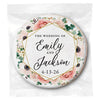 Pastel Floral Frame - Personalized Direct Print On Round Sugar Cookie