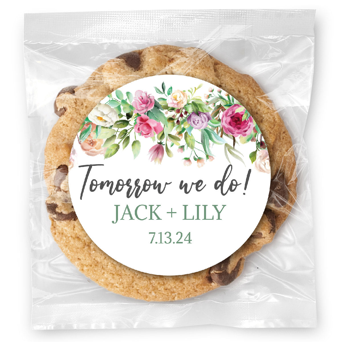 Tomorrow We Do - Gourmet Chocolate Chip Or Variety Pack W/ Full Color Personalized Sticker