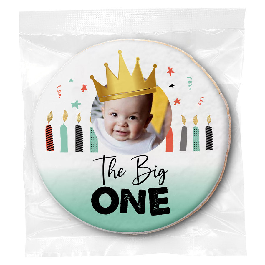 The Big One - Personalized Direct Print On Round Sugar Cookie