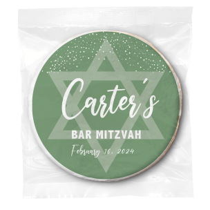 Personalized Bar Mitzvah Cookie