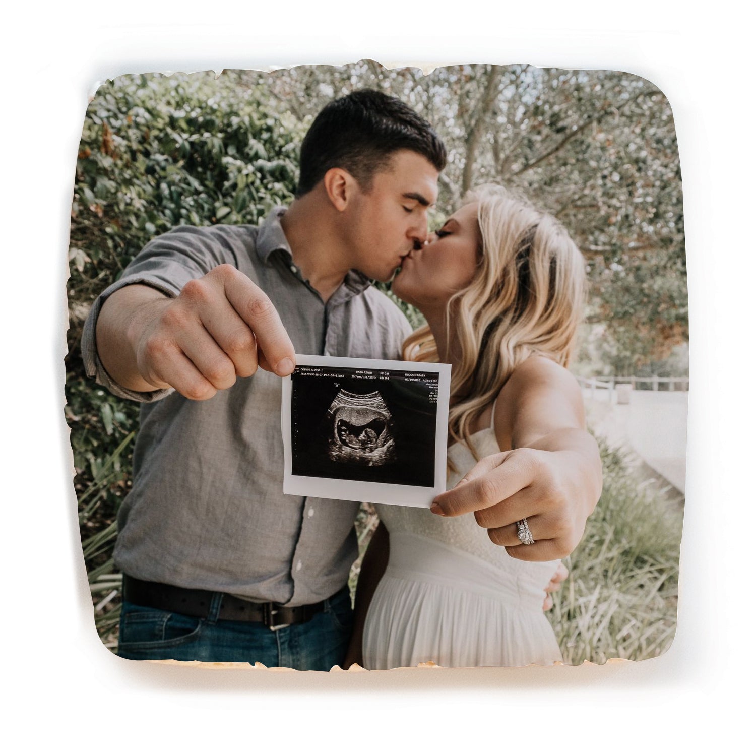 Add Your Own Photo - Personalized Direct Print On Square Sugar Cookie