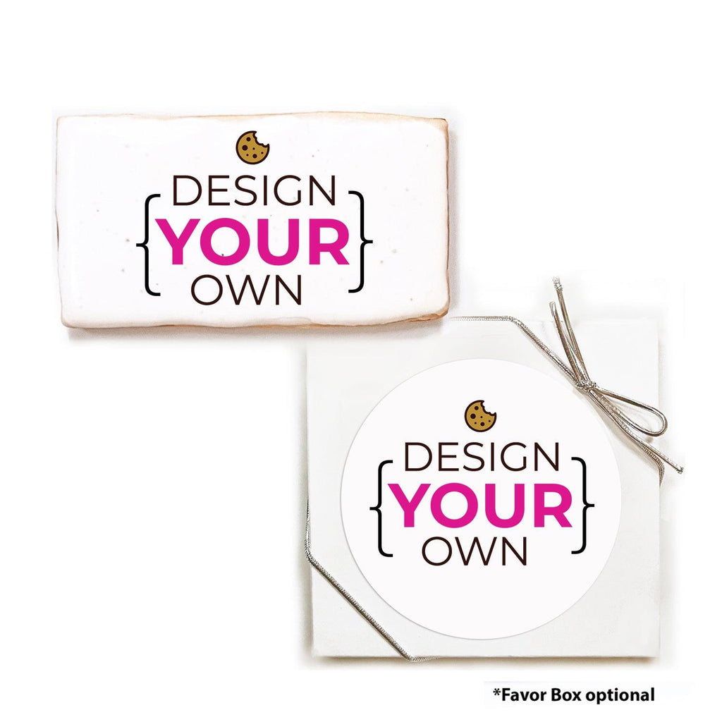 Personalized Custom "Add Your Own Design" Rectangle Cookie - Incredible Cookies