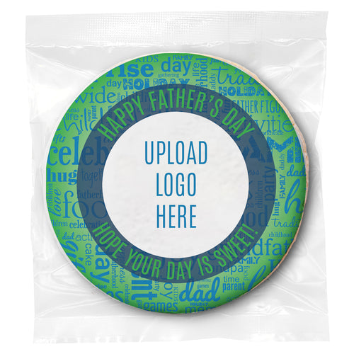Father's Day Logo Upload - Personalized Direct Print On Round Sugar Cookie